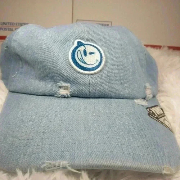 Yums Denim Adjustable Hat NWT Unisex - Picture 1 of 5